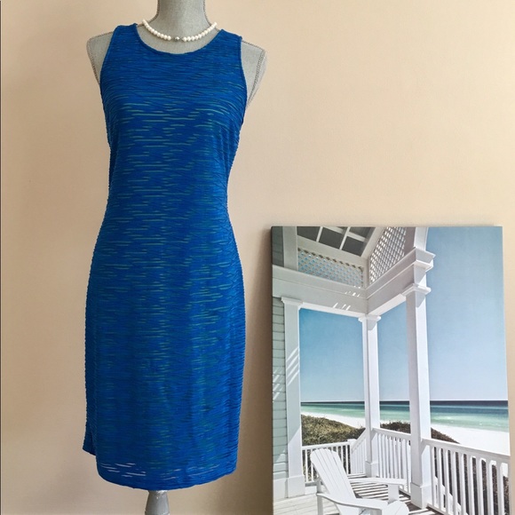 Flirty Two Tone Sheath Dress 🌴 - Picture 1 of 6